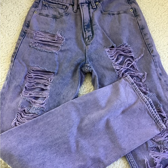 Good American Extreme Ripped Jeans 00-24 - Picture 2 of 4